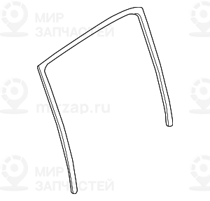 Направляющая стекла П Зд
 BMW 51348159818