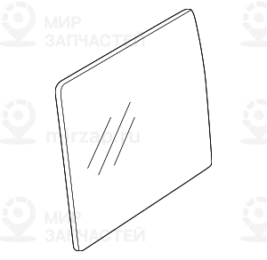 Боковое стекло Л Зд двери schwarz
 BMW 51348249927