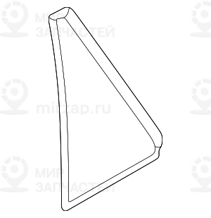 Обойма бокового стекла неподвижн. Л 4MM
 BMW 51348402575