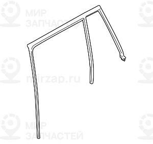 Направляющая стекла дверь Л Зд
 BMW 51352990319