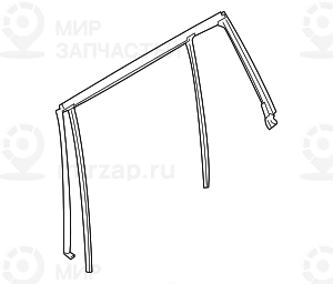 Направляющая стекла дверь Л Зд
 BMW 51353424495