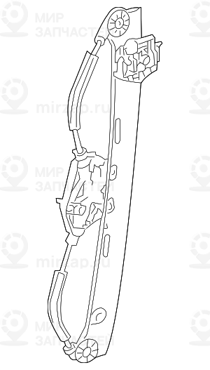 Стеклоподъемник без двигателя Л Зд
 BMW 51353448251