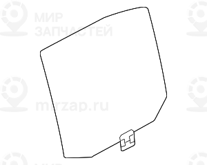 Боковое стекло Л Зд двери зеленое IR
 BMW 51357067133