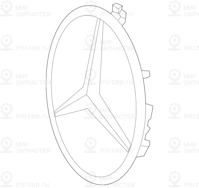 Запчасть Mercedes-Benz A000880030064