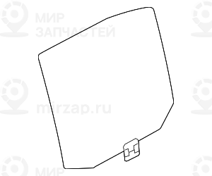 Боковое стекло П Зд двери зеленое
 BMW 51357182118