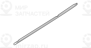 Уплотнитель шахты стекла П Пд Наруж GLANZSCHWARZ
 BMW 51357260544