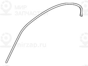 Планка боковины П GLANZSCHWARZ
 BMW 51357263232
