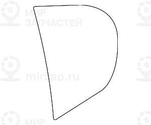 Неподвижное боковое стекло П Зд
 BMW 51357269554