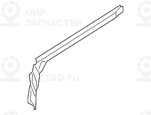 Уплотнитель шахты стекла л зд внутр
 BMW 51357275319