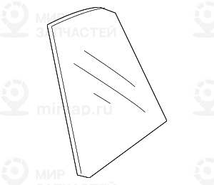 Seitenscheibe Festst. Grьn Hinten Rechts
 BMW 51357335510