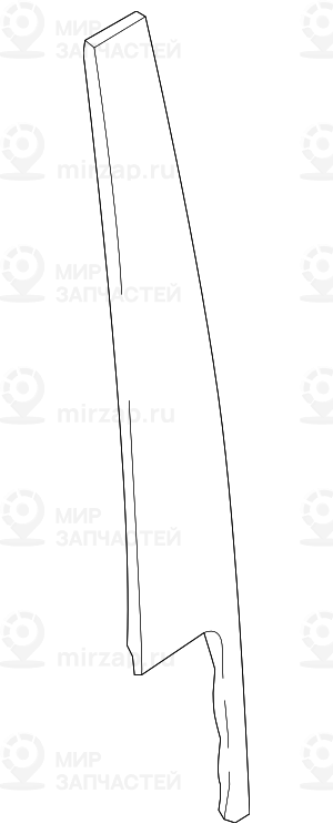 Blende B-Sдule Tьr Hinten Links
 BMW 51357349675