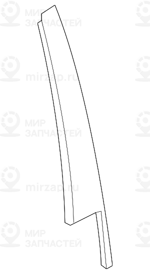 Накладка Центральной Стойки Двери П Зд Schwarz ! заменен на 51352583446
 BMW 51357369886