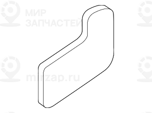 Abdichtung B-S?ule T?r Hinten Rechts
 BMW 51357407434