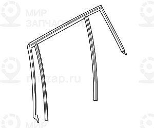 Fensterf?hrung F?r Blende
 BMW 51357416500