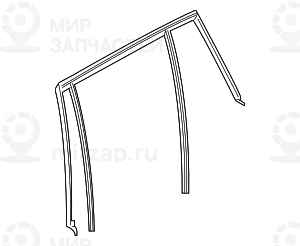 Направляющая Стекла Дверь Л Зд
 BMW 51357437807