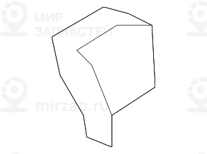 Уплотн.замык.щиток Внутри Сзади Слева
 BMW 51357476331