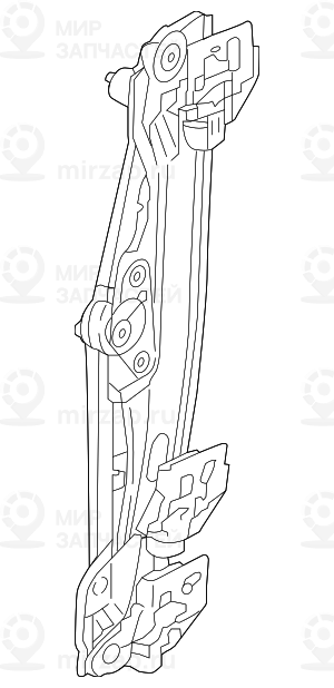 Fensterheber Ohne Motor Hinten Links
 BMW 51357490199