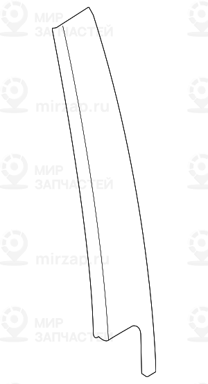Наклад.рамы окна/центр.стойки двери Л Зд GLANZSCHWARZ
 BMW 51357906909