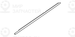 Защитный молдинг шахты Л Зд Наруж ALU-SATINIERT
 BMW 51358036783