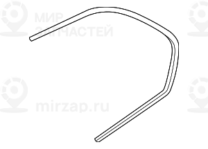 Планка бокового стекла л зд
 BMW 51377289721