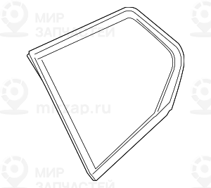 Seitenscheibe Fest Hinten Links
 BMW 51377388827