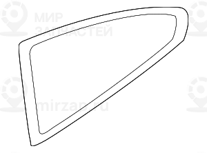 Seitenscheibe Fest Hinten Links
 BMW 51377433341