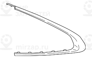 Leiste Seitenscheibe Hinten Rechts
 BMW 51378495574