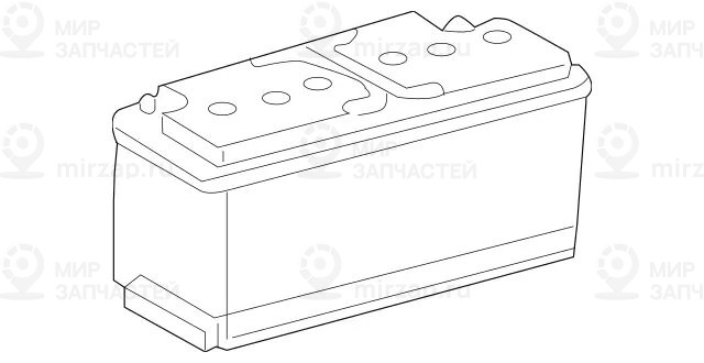 Стартерная АКБ
 Mercedes-Benz A0019828008