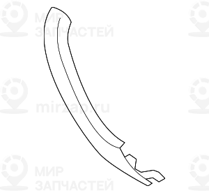 Накладка ручки П SCHWARZ
 BMW 51417246214