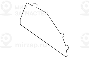 Накладка динамика металлическая Л SCHWARZ
 BMW 51417278449