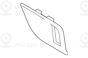 Накладка левая
 BMW 51417292077
