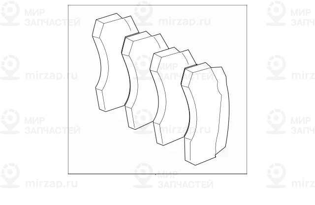 Запчасть Mercedes-Benz A0064203220