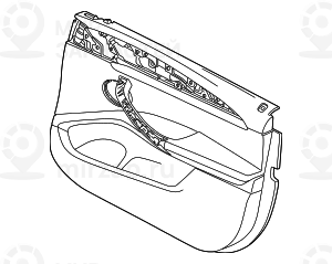 Обшивка Двери П Пд
 BMW 51417936654