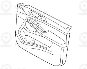 Обшивка Двери П Пд
 BMW 51419474022