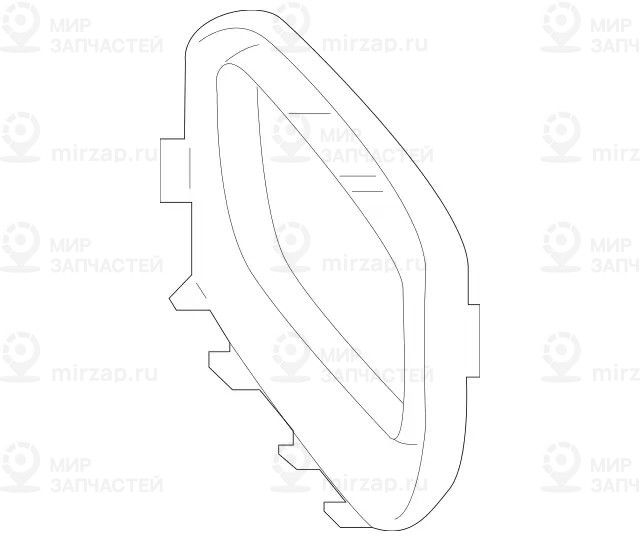 Запчасть Mercedes-Benz A1184920100
