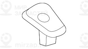 Blende Verriegelungsknopf Hinten
 BMW 51427400473