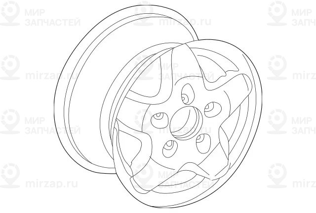 Запчасть Mercedes-Benz A1634013102
