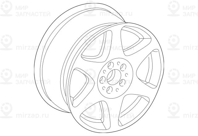 Запчасть Mercedes-Benz A1634013402