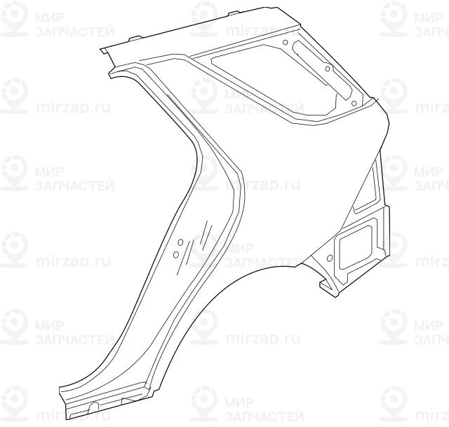 Запчасть Mercedes-Benz A1666302803