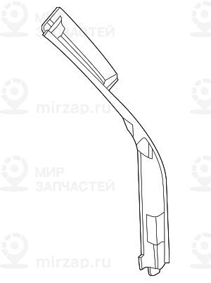 Накладка стойка D Л SCHWARZ
 BMW 51438037391