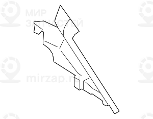 Накладка стойка D Л ANTHRAZIT
 BMW 51438050331