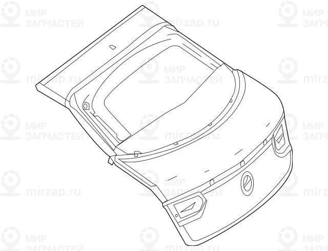Запчасть Mercedes-Benz A1667405000
