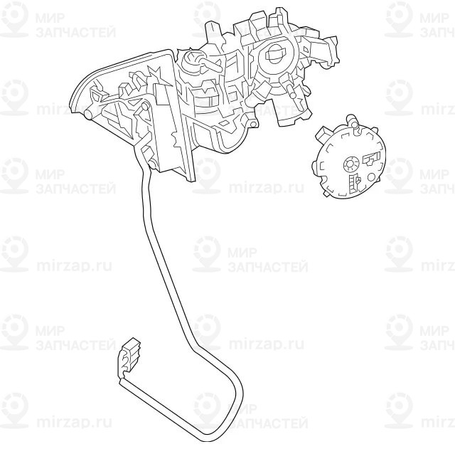 Запчасть Mercedes-Benz A1668109800