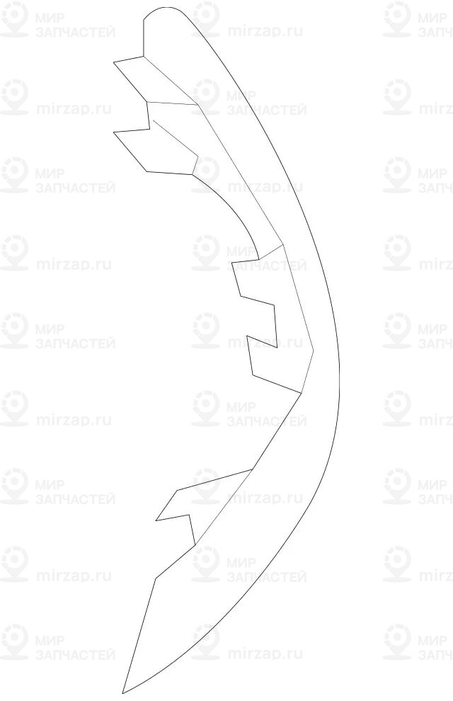 Запчасть Mercedes-Benz A1668200374