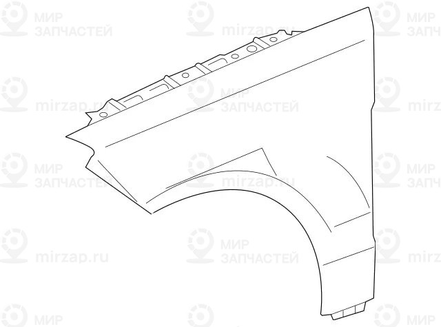 Запчасть Mercedes-Benz A1668801206