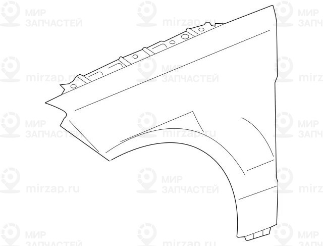 Запчасть Mercedes-Benz A1668802700