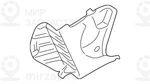 Боковая обшивка Л Пд SANDBEIGE
 BMW 51438208325