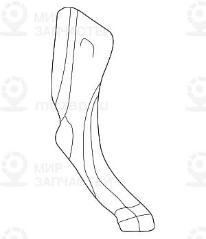 Боковая обшивка П Пд SCHWARZ
 BMW 51438213946