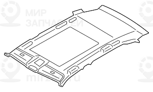 Потолок панорамной крыши
 BMW 51448058899