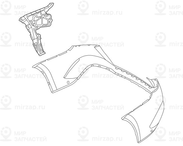 Запчасть Mercedes-Benz A1678804401